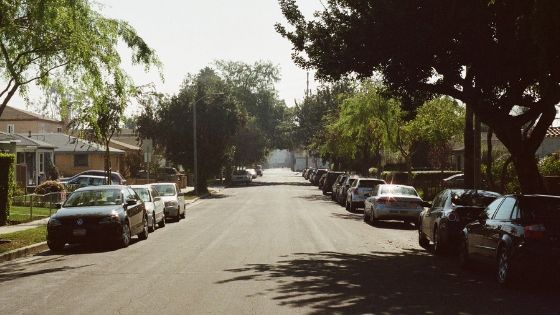 Street and neighborhood